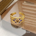 Janell Colorful Enamel Open Ring [4NFXZ8V7]