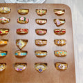 Janell Colorful Enamel Open Ring [GUZ9SLBW]