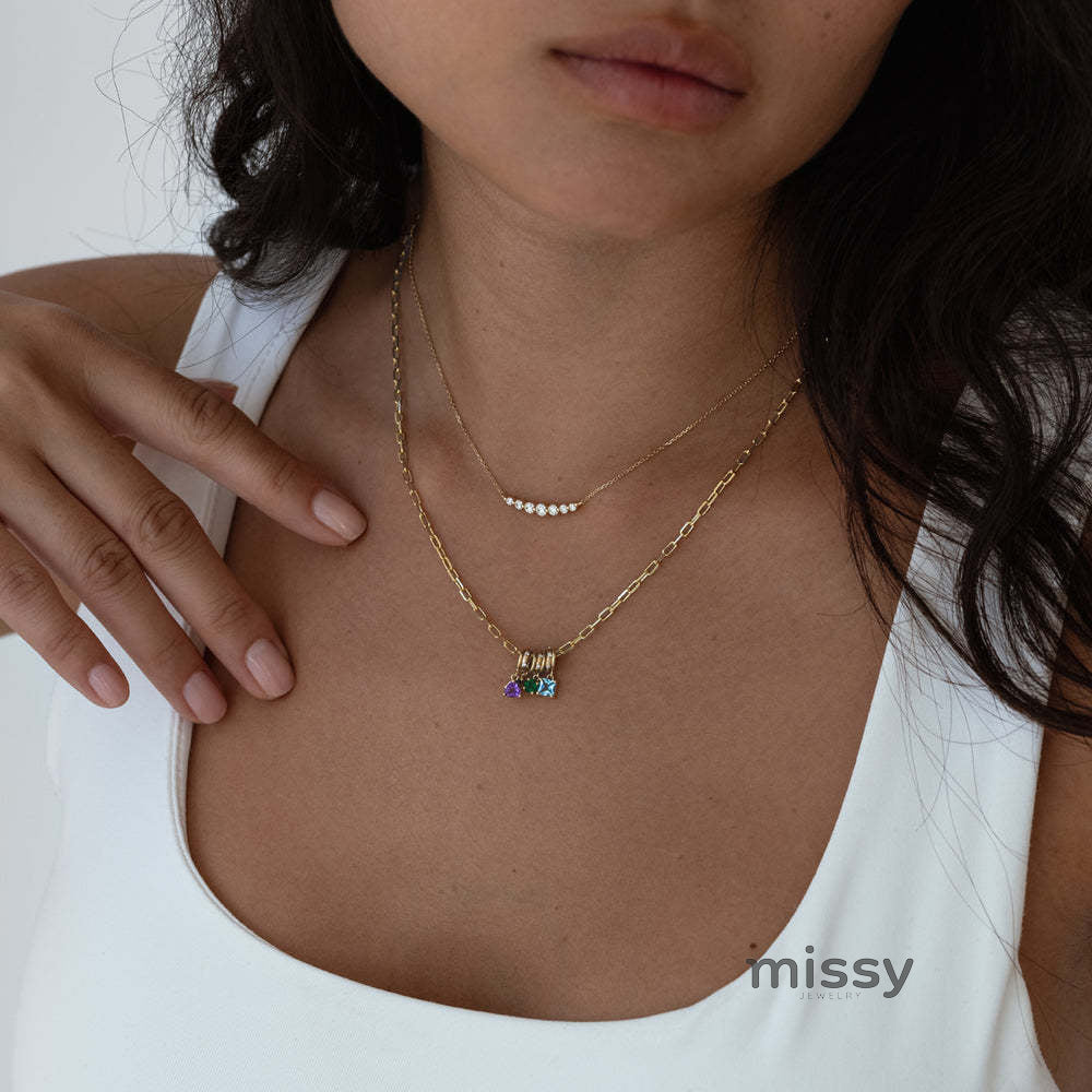 Janiyla Dainty Birthstone Pendant [NAE58QTQ]