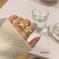 Janya Butterfly Enamel Stacked Ring [O8IP2BSQ]