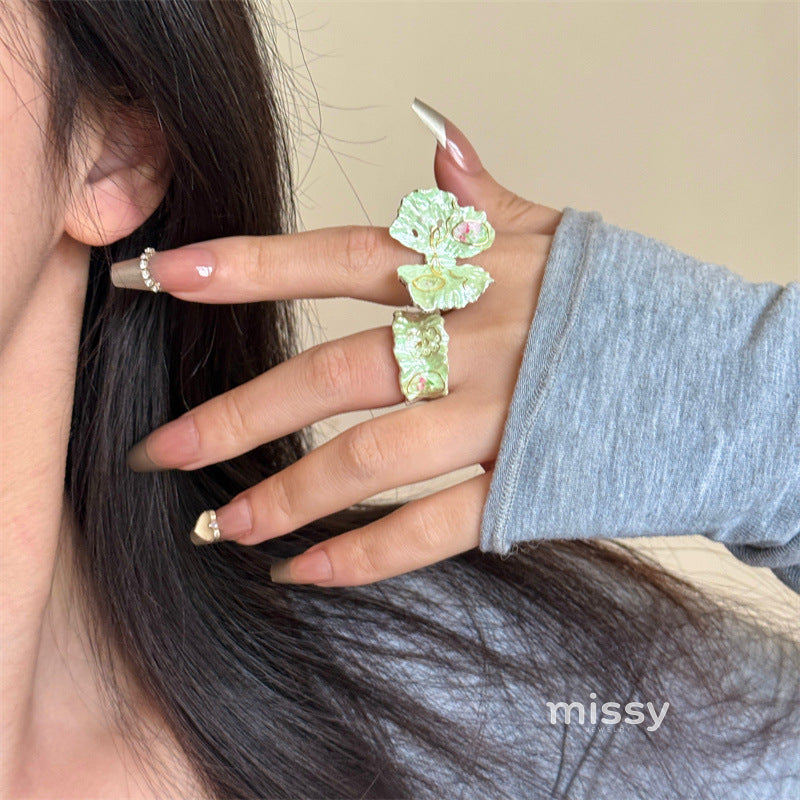 Janyah Enamel Butterfly Ring [Z3I7AFL0]