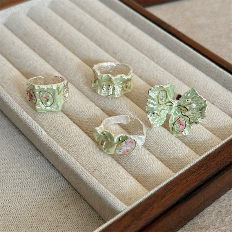 Janyah Enamel Butterfly Ring [RTOQJ2TL]