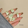 Janyah Enamel Butterfly Ring [5KVIN82O]