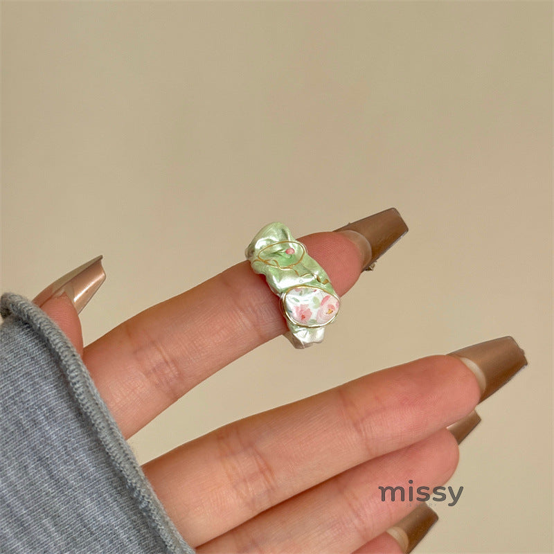 Janyah Enamel Butterfly Ring [X2QD8JPG]