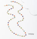 Jasmin Crystal Heart Tassel Necklace [ACA62GTM]