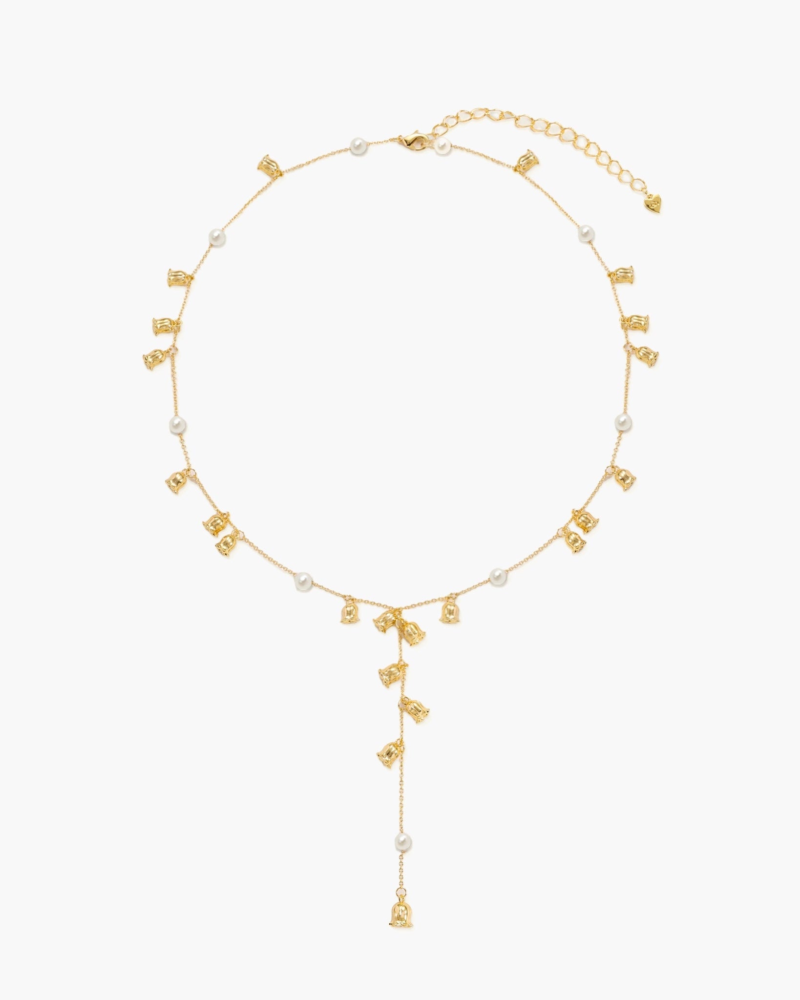 Missy Jewelry Jaylynn Pearl Lariat Necklace