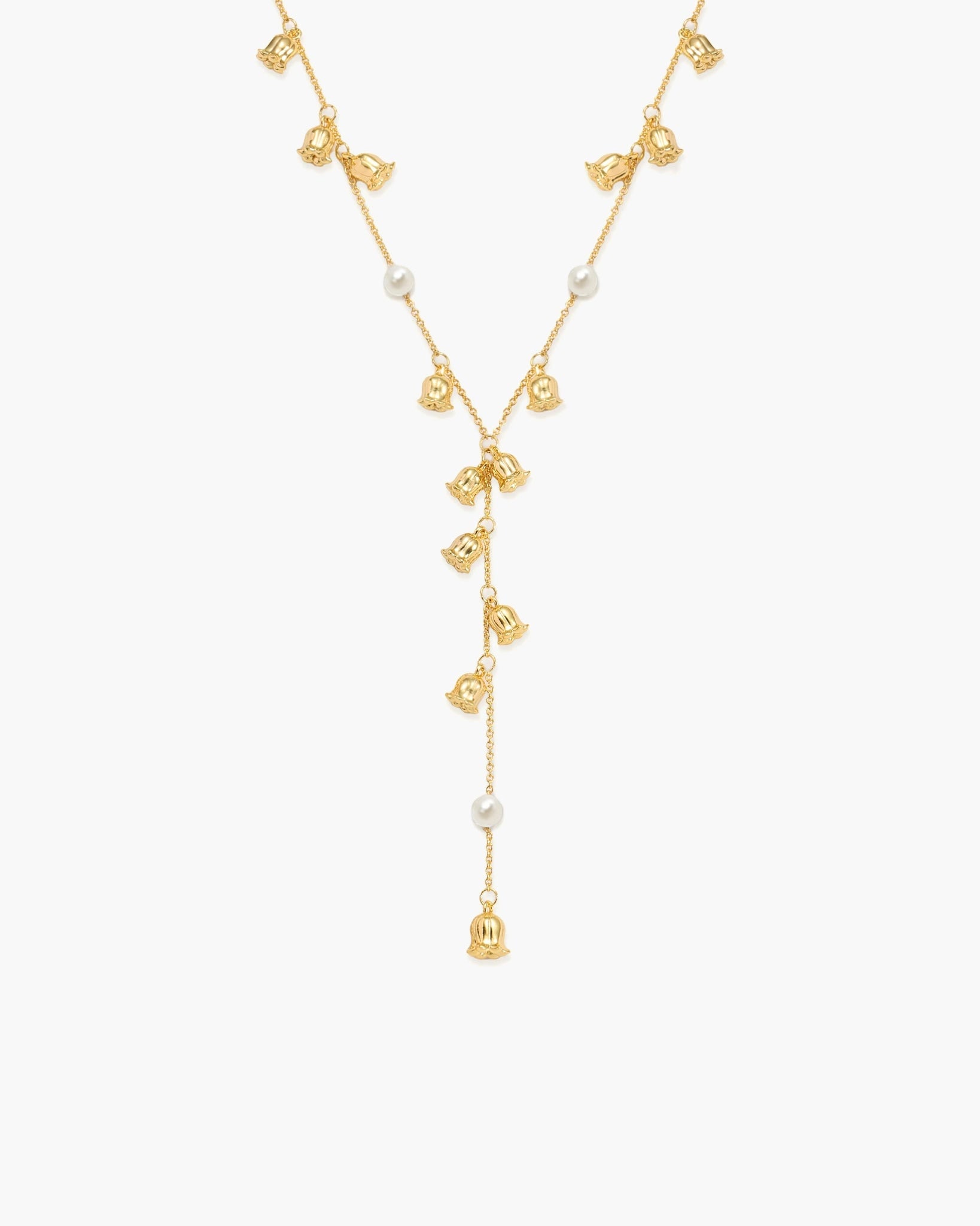 Missy Jewelry Jaylynn Pearl Lariat Necklace
