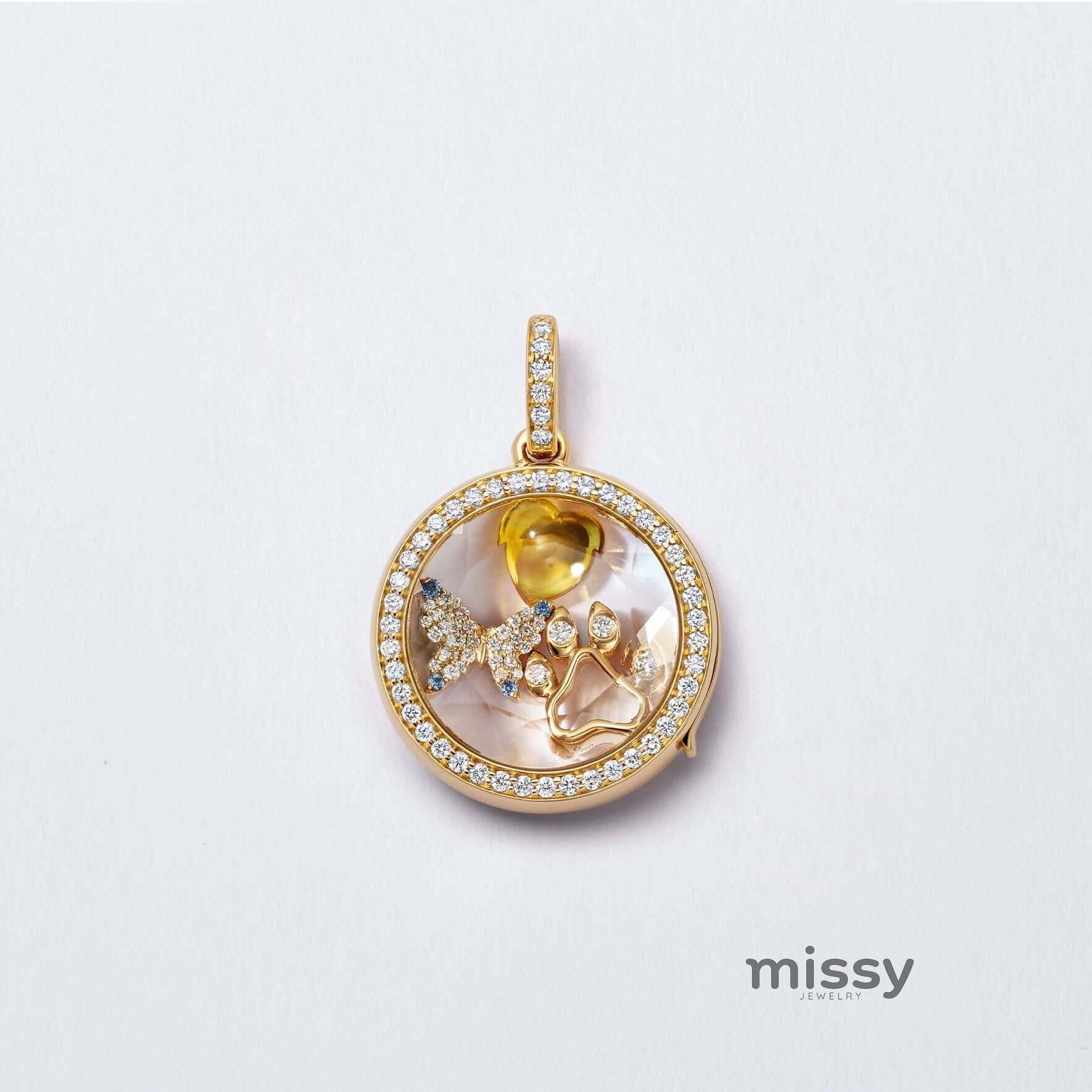 Jayme Dainty Zircon Charm Necklace [MTVS7W1V]