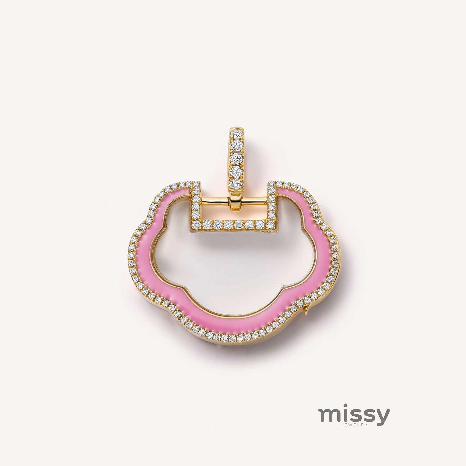 Jayme Dainty Zircon Charm Necklace [BLWKKNO8]