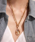 Jayme Dainty Zircon Charm Necklace [YXXTNLG9]