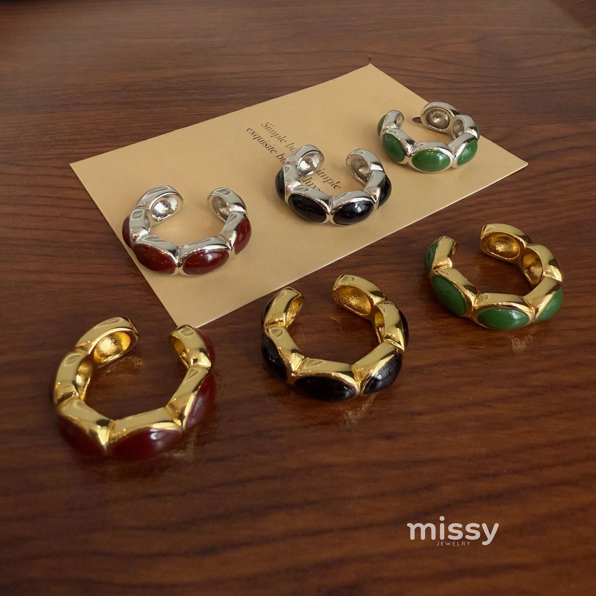 Jaziyah Drip Dot Ring [L1C6S0O9]