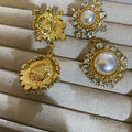 Jemimah Pearl Diamond Drop Earrings [I5OZDJ1K]