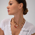 Jocelyne Layered Pearl Necklace Set