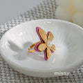 Jocelynne Pearl Flower Ring