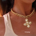 Joi Colorful Enamel Cross Necklace [LFI9VGPJ]