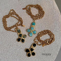 Joi Colorful Enamel Cross Necklace [1N2EKUYU]