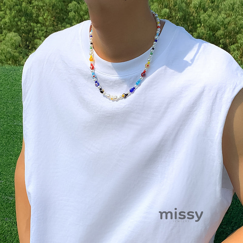 Jolene Colorful Beaded Necklace