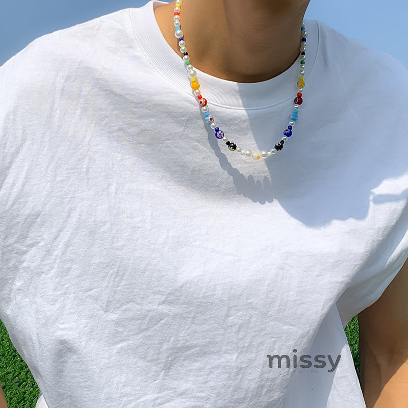 Jolene Colorful Beaded Necklace