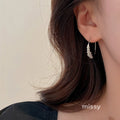 Jordy Delicate Wheat Hoop Earrings [FY09RRFS]