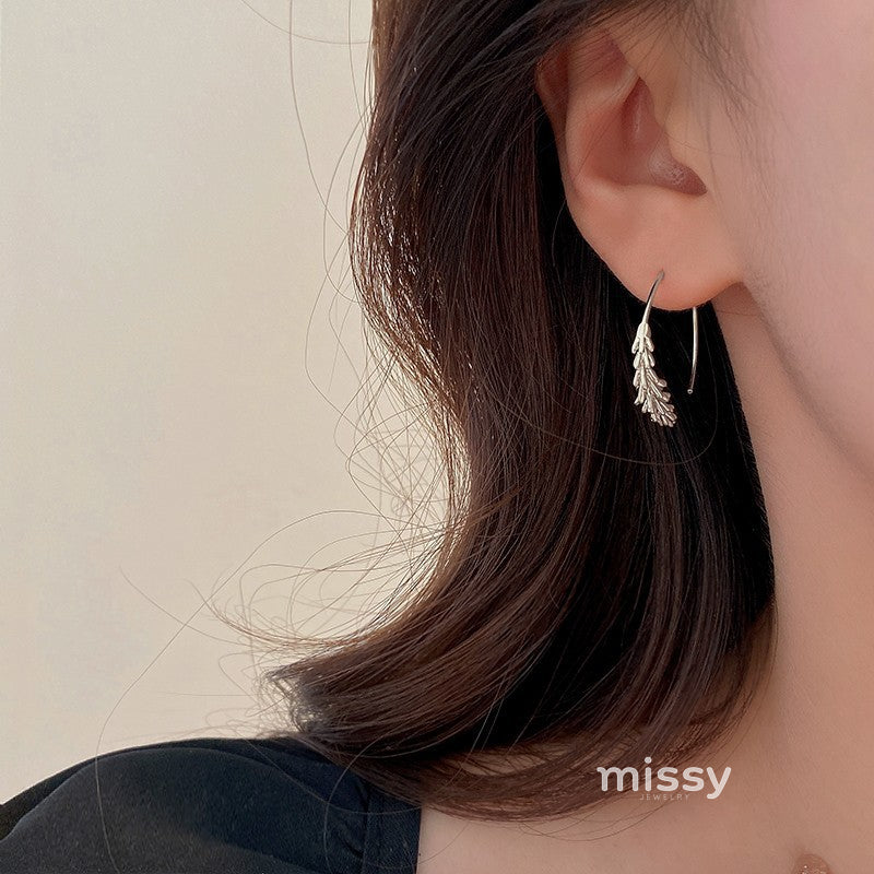 Jordy Delicate Wheat Hoop Earrings [FY09RRFS]
