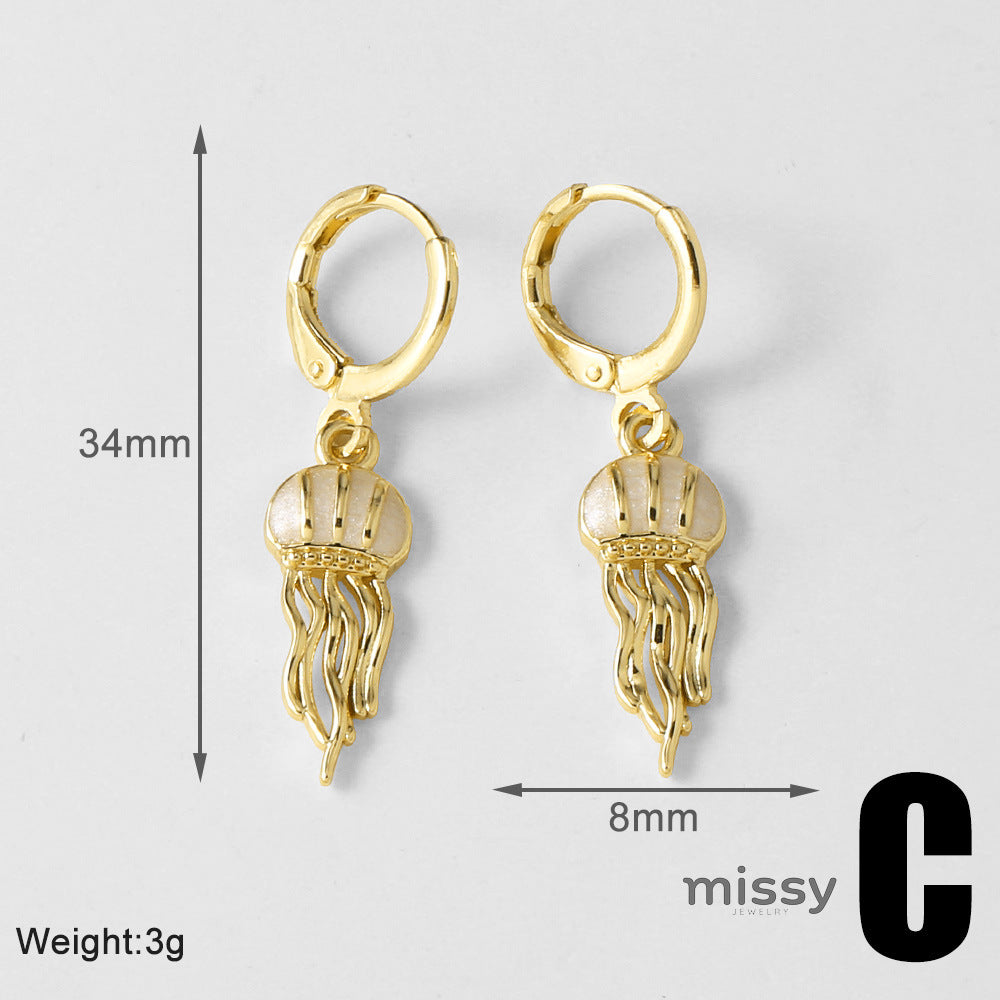 Joselyn Ocean Charm Drop Earrings [XHJGXVUH]