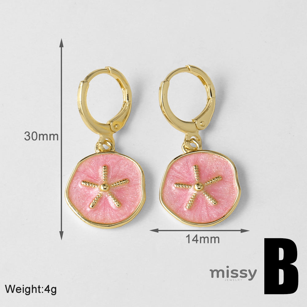 Joselyn Ocean Charm Drop Earrings [VAIFI34M]