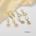Joselyn Ocean Charm Drop Earrings [SIAFCJLR]