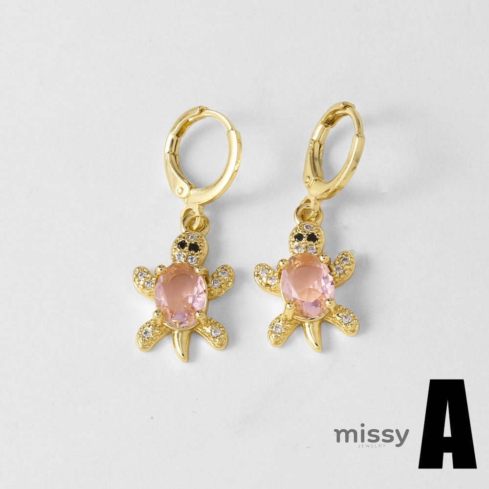 Joselyn Ocean Charm Drop Earrings [TA630ZJU]