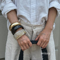 Jovanna Marbled Statement Bangle [1AHNB3WL]