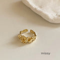 Joyce Irregular Textured Ring [VFM4SZW7]