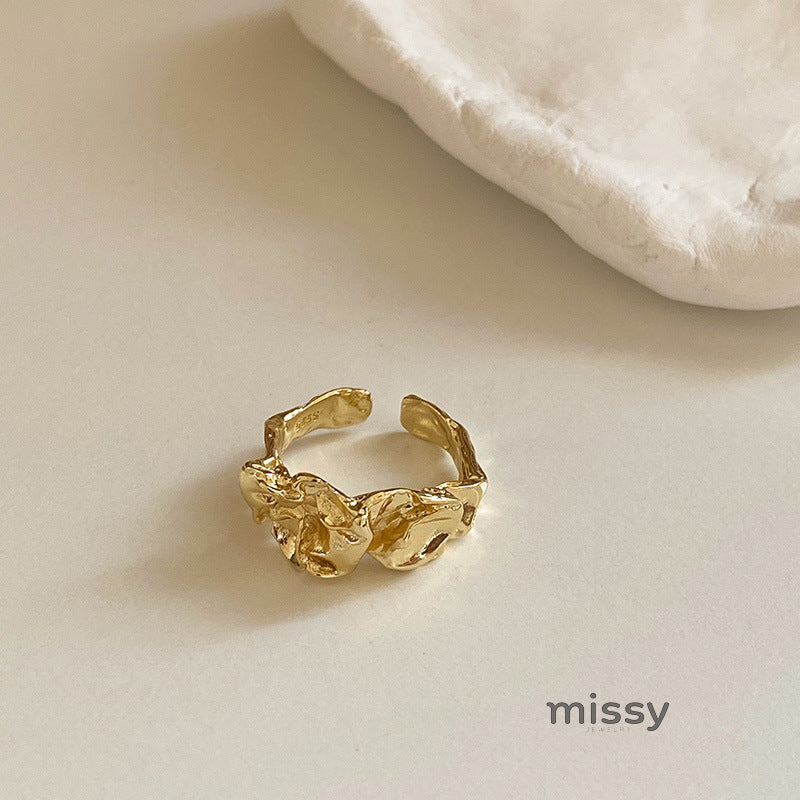 Joyce Irregular Textured Ring [VFM4SZW7]