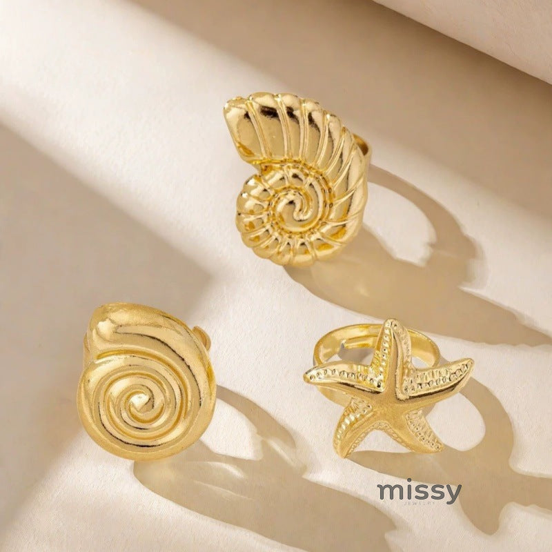 Juna Ocean Ring Set [C9ZLRBY2]