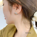 Junie Gold Pavé Crystal Studs [KYJT6ZEE]