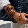 Justyce Marbled Resin Bangle [Z5SP8XXF]