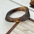 Justyce Marbled Resin Bangle [PHISA2BH]