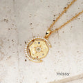 Kameryn Zircon Celestial Necklace [QFJZV1UV]
