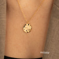 Kameryn Zircon Celestial Necklace [O1B5GLGZ]