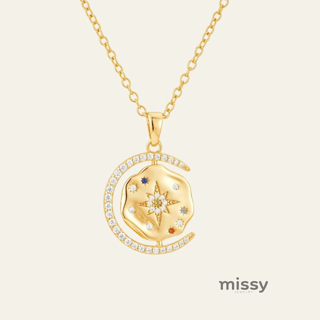 Kameryn Zircon Celestial Necklace [020KLVTI]