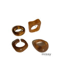 Kamilla Chunky Resin Ring Set [CG9USAKL]