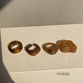 Kamilla Chunky Resin Ring Set [KYGHND32]