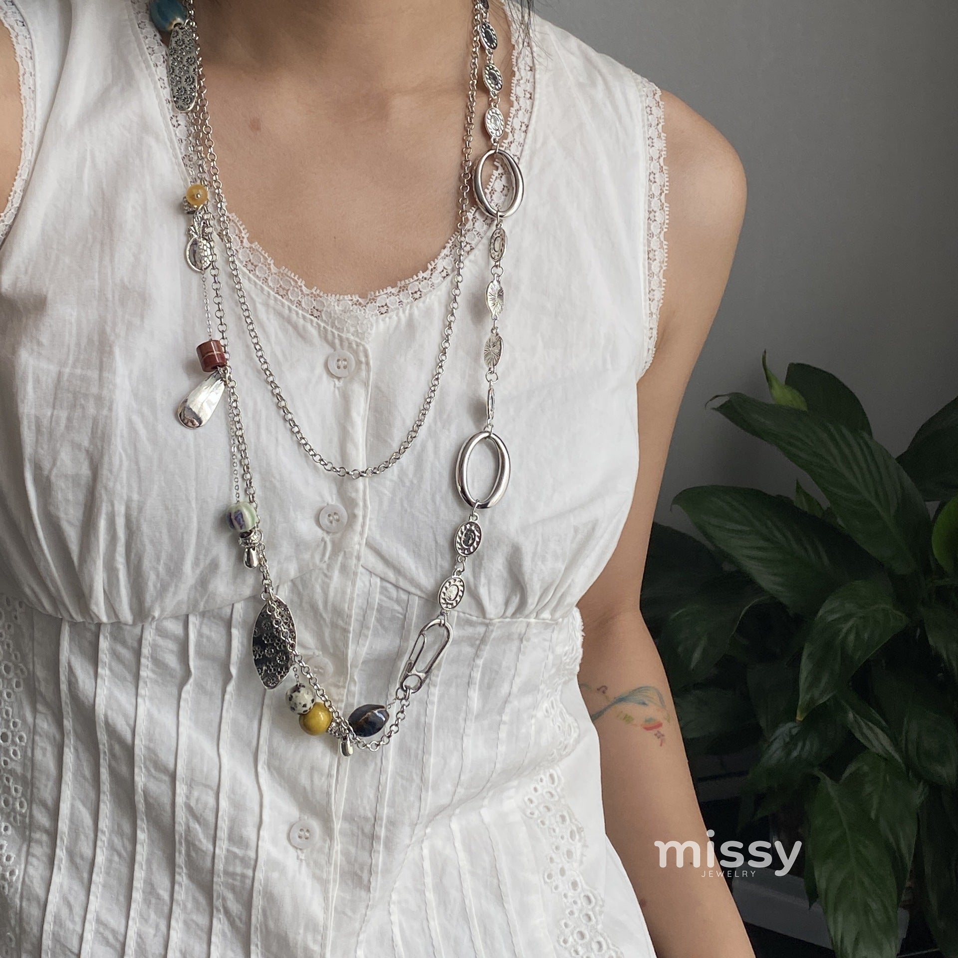 Kamya Multi-Wear Beaded Chain [8XW2YX1F]