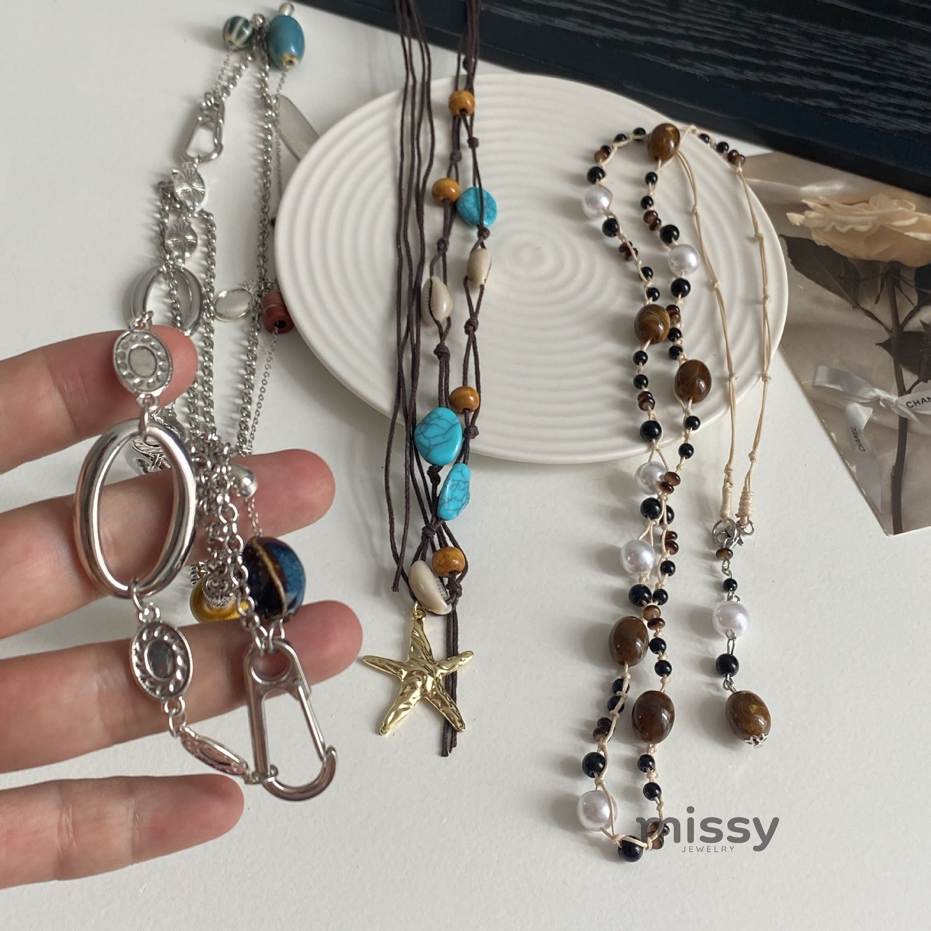 Kamya Multi-Wear Beaded Chain [B1IK1S2D]