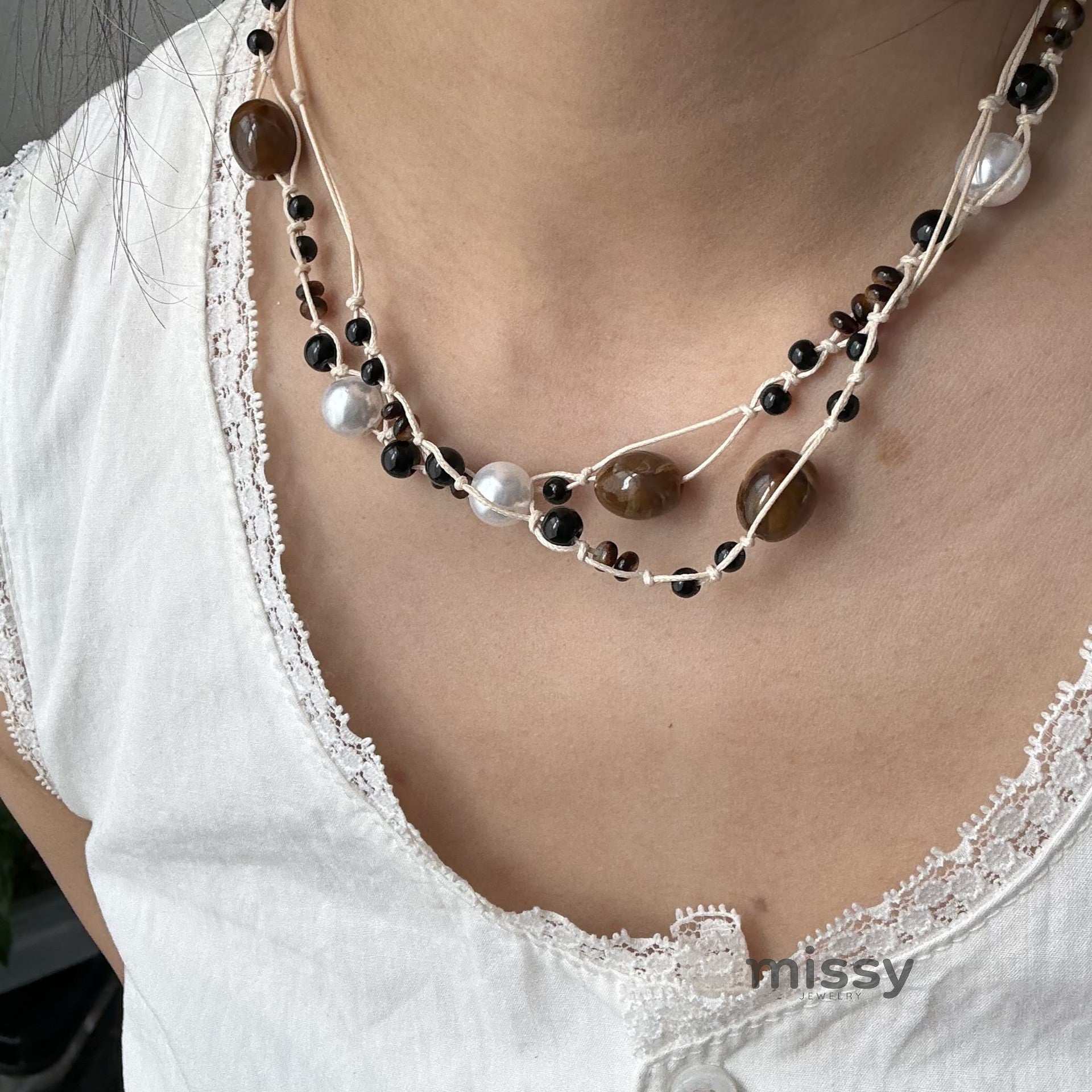 Kamya Multi-Wear Beaded Chain [TADFV668]