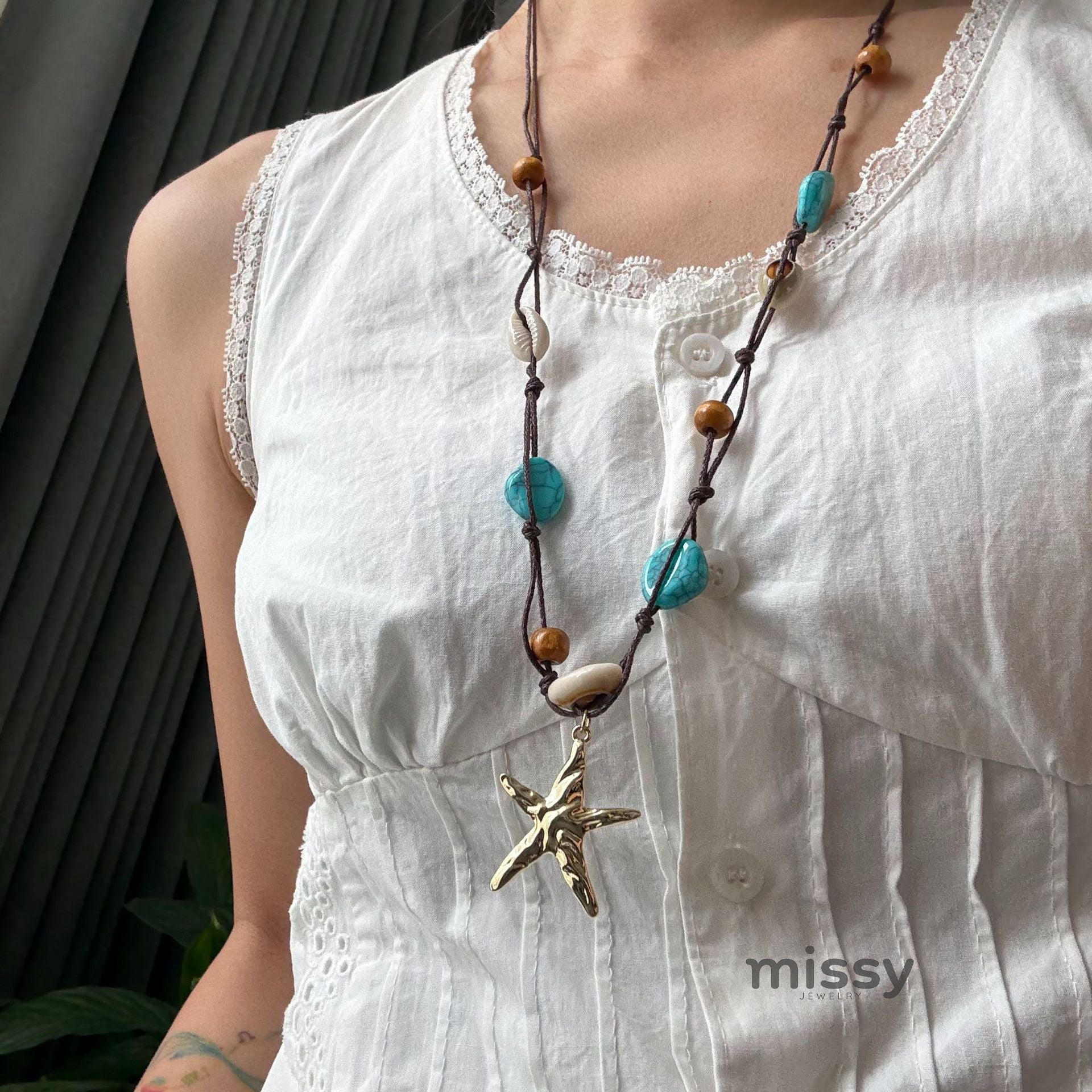 Kamya Multi-Wear Beaded Chain [LD3G5AB1]