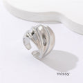 Kapri Layered Threaded Ring [W7JR9Y9H]