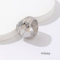 Kapri Layered Threaded Ring [5J33KDOW]