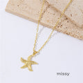 Karalynn Layered Starfish Necklace [LY98N8W4]