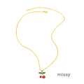 Karol Cherry Pendant Necklace [L4FT0ZCQ]