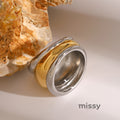 Karsen Two-Tone Band Ring