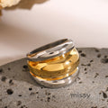 Karsen Two-Tone Band Ring